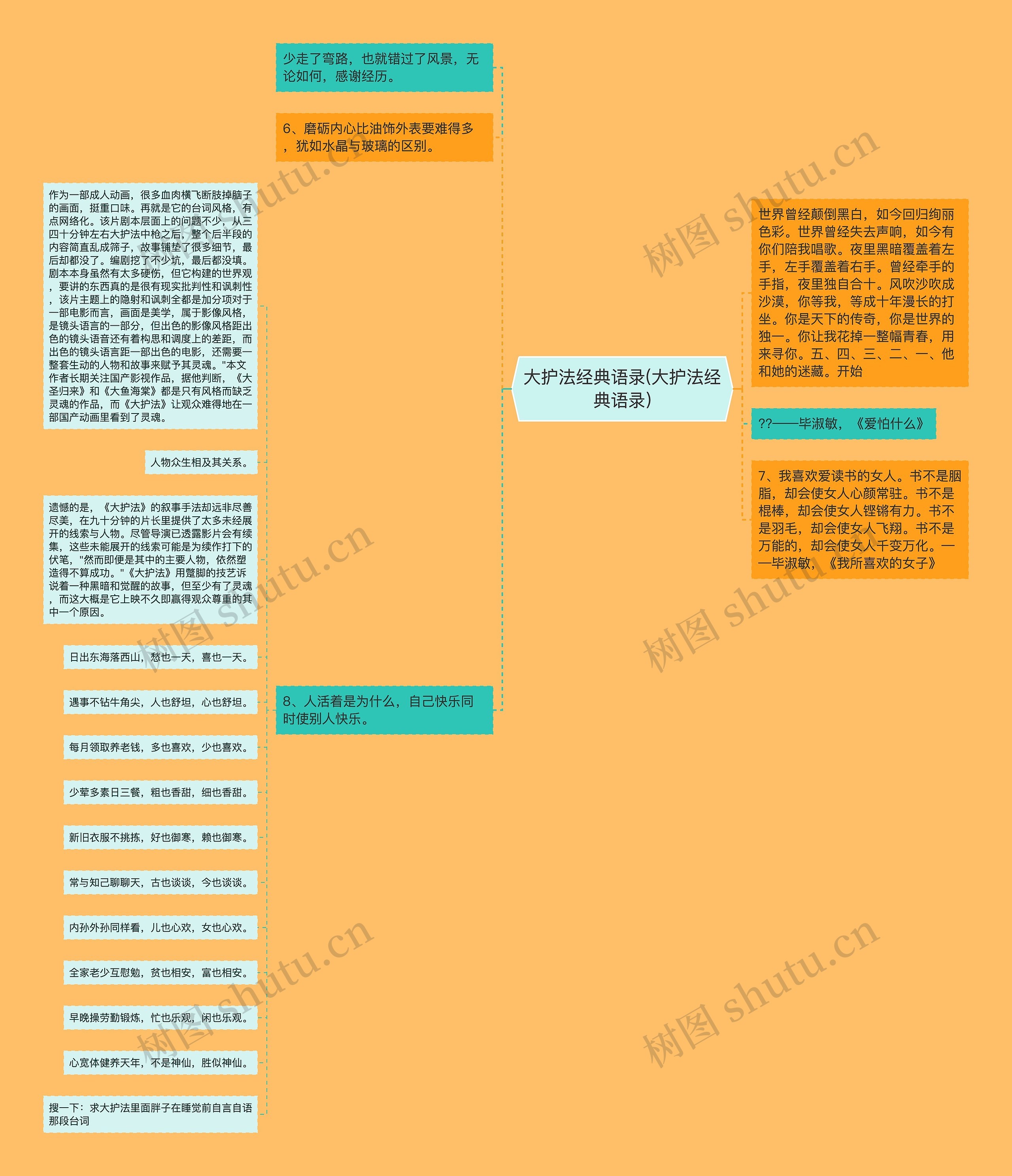 大护法经典语录(大护法经典语录)思维导图