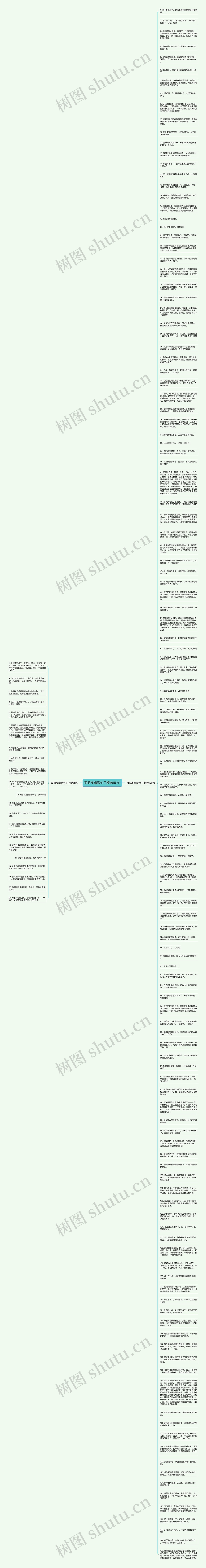 双眼皮幽默句子精选151句思维导图高清图 双眼皮幽默句子精选151句思维导图