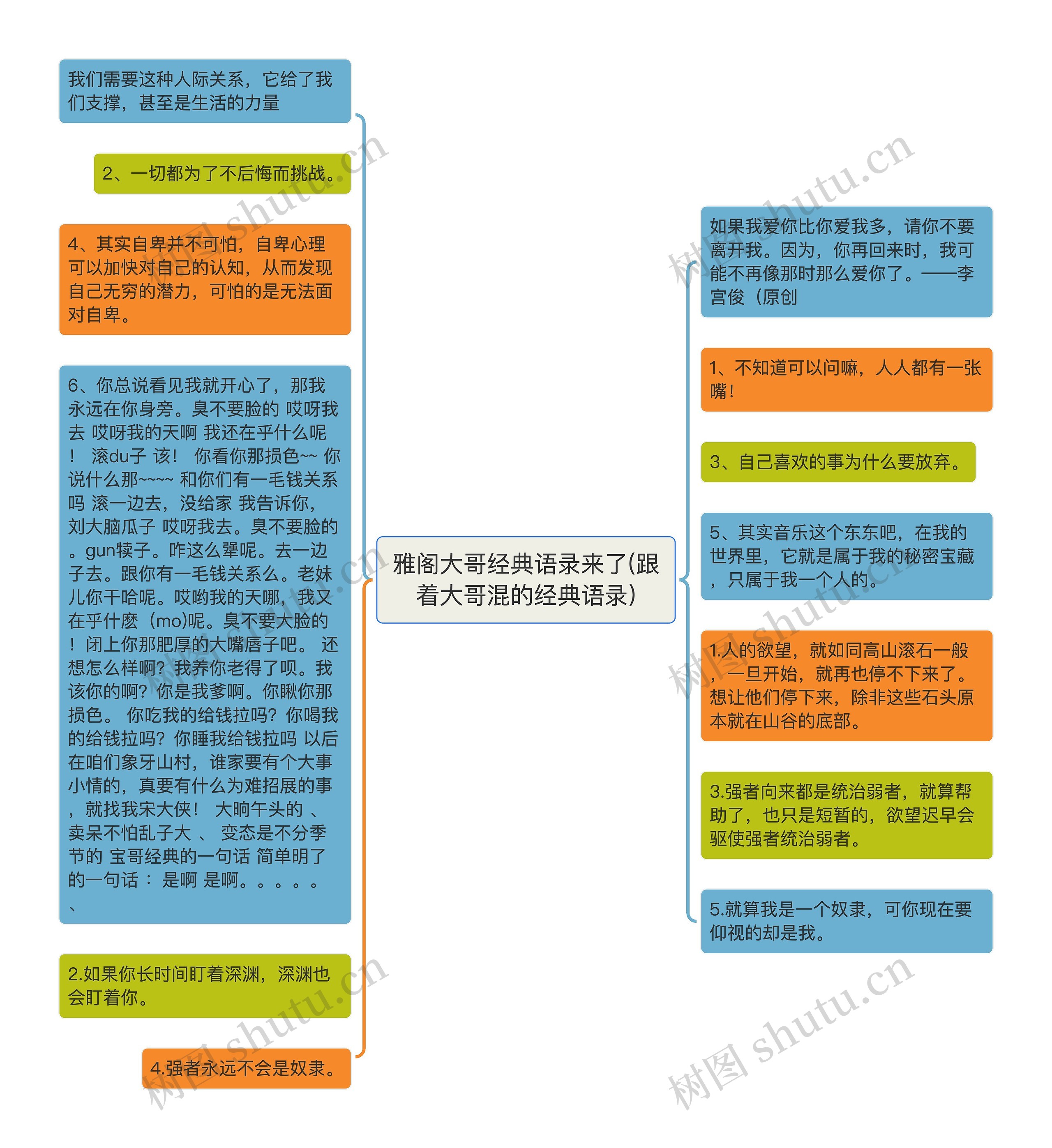 雅阁大哥经典语录来了(跟着大哥混的经典语录)