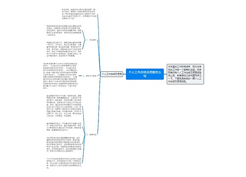 个人工作总结及思路怎么写