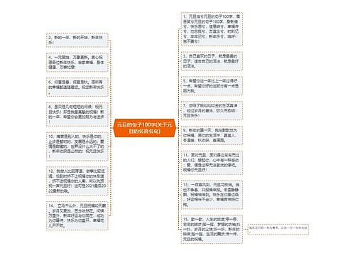 元旦的句子100字(关于元旦的名言名句)