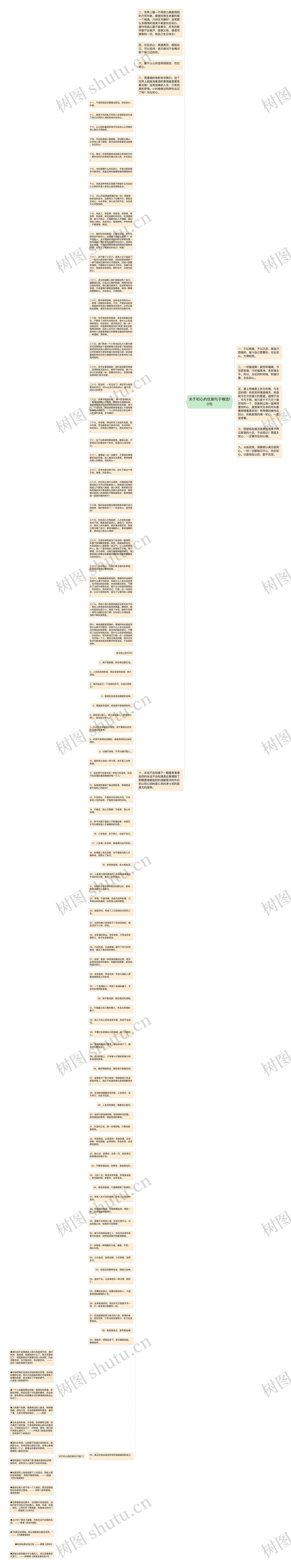 关于初心的优美句子精选10句思维导图