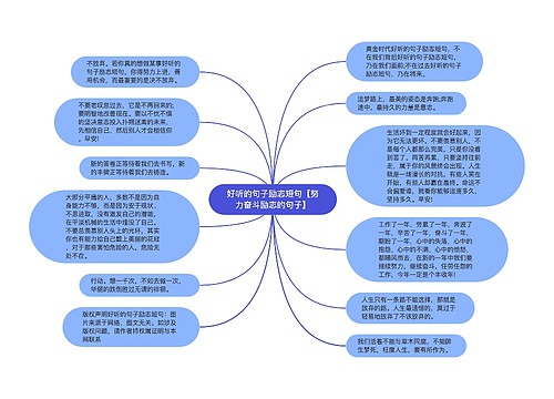 好听的句子励志短句【努力奋斗励志的句子】