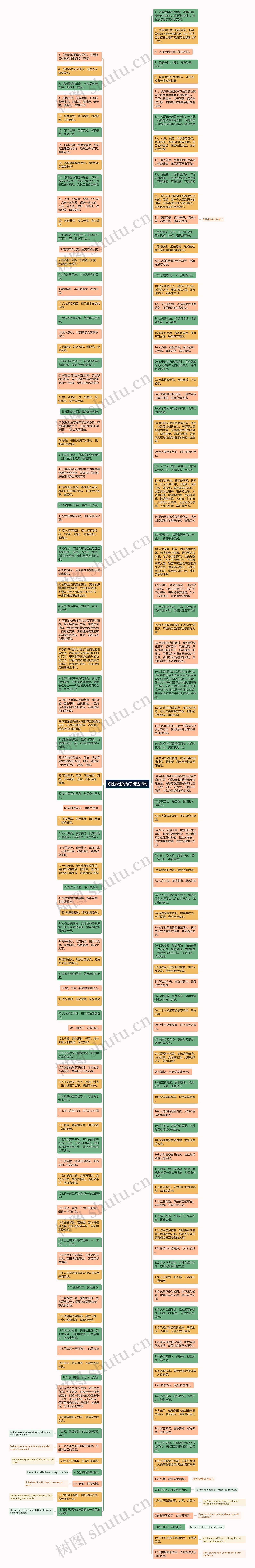 修性养性的句子精选19句思维导图