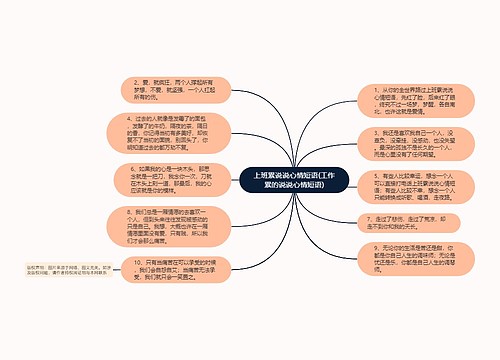 上班累说说心情短语(工作累的说说心情短语)