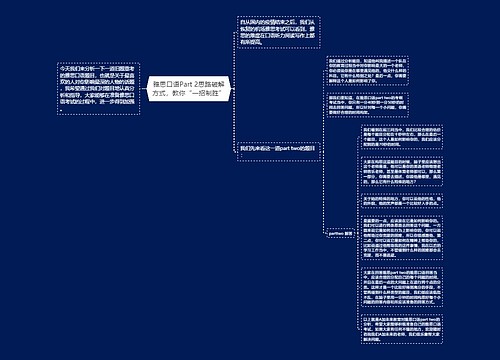 雅思口语Part 2思路破解方式，教你“一招制胜”