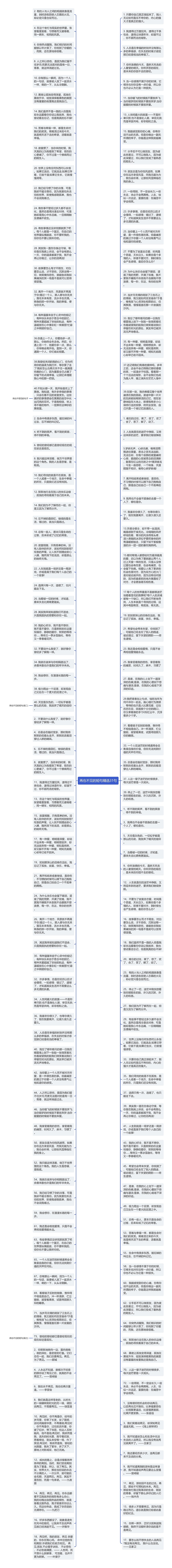 再也不见的短句精选31句思维导图