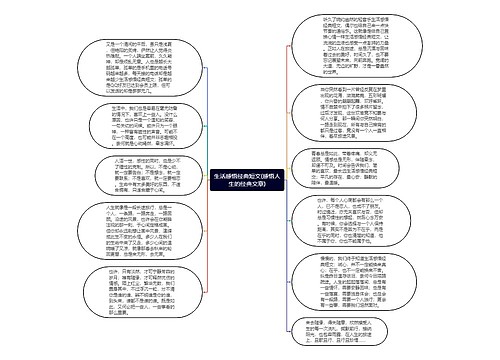 生活感悟经典短文(感悟人生的经典文章)