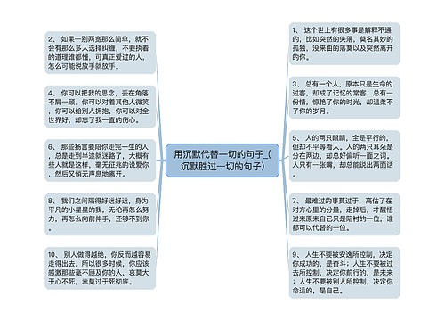 用沉默代替一切的句子_(沉默胜过一切的句子)