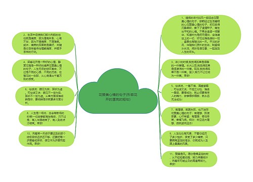 花赞美心情的句子(形容花开的漂亮的短句)