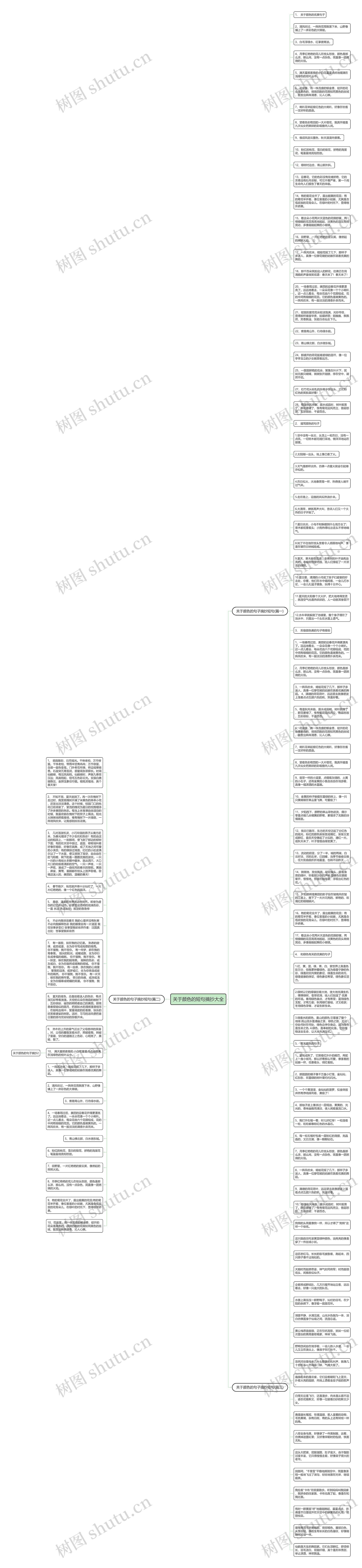 关于颜色的短句摘抄大全