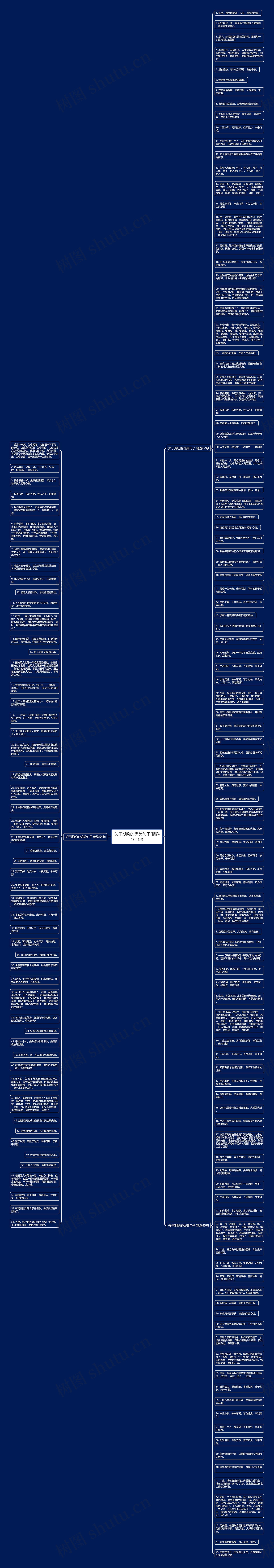 关于期盼的优美句子(精选161句)思维导图