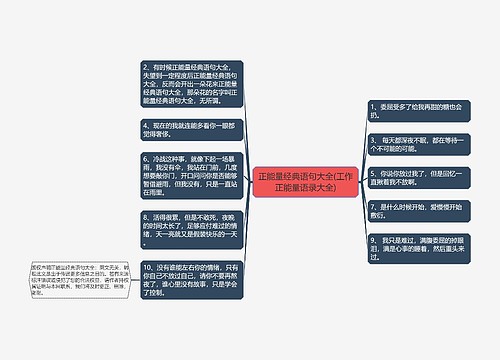 正能量经典语句大全(工作正能量语录大全)