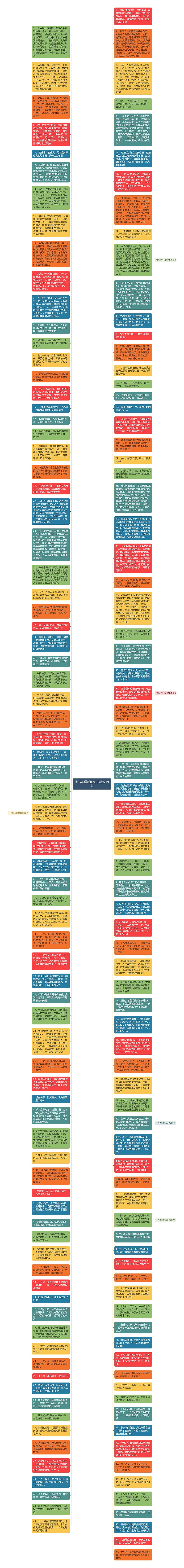 十八岁激励的句子精选19句思维导图