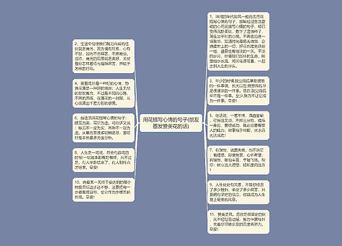 用花描写心情的句子(朋友圈发赞美花的话)