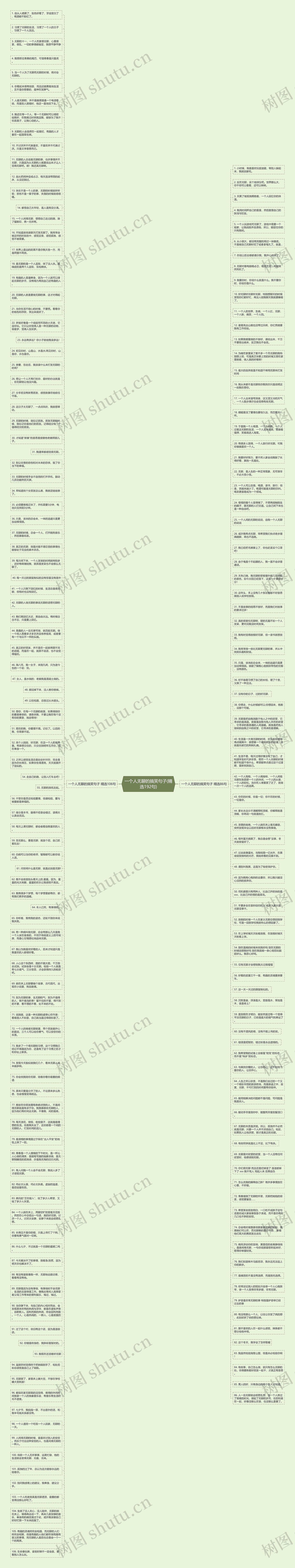 一个人无聊的搞笑句子(精选192句)思维导图