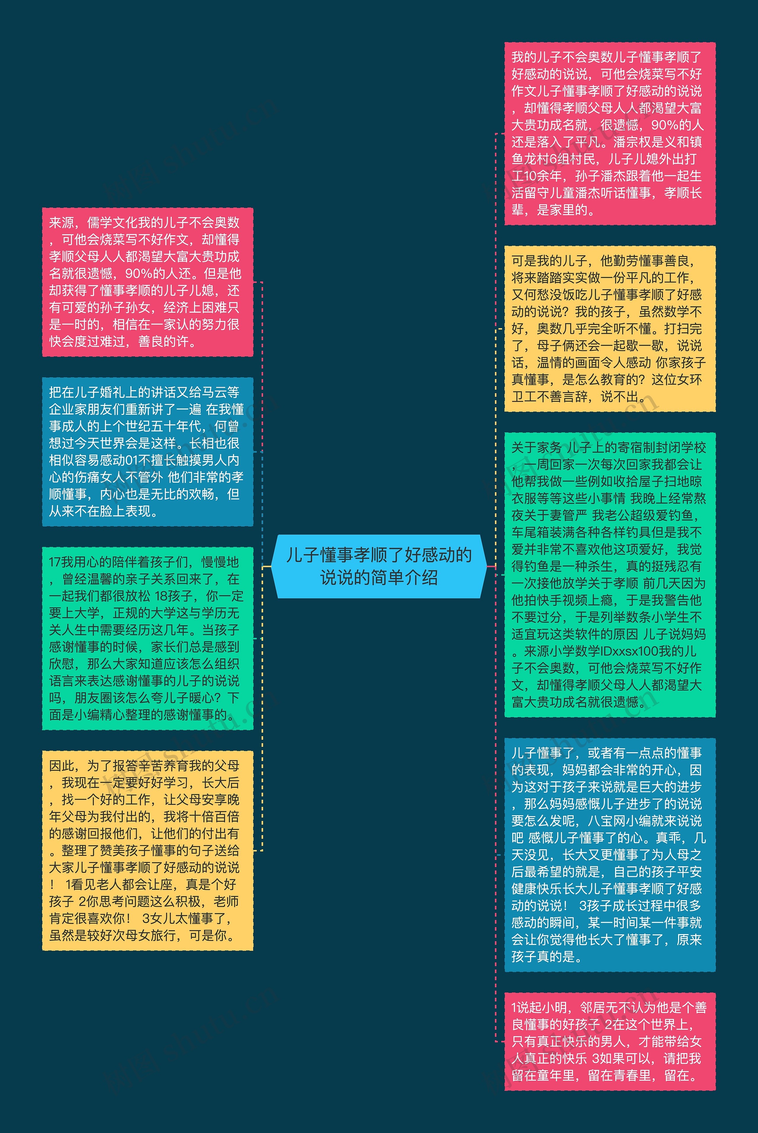 儿子懂事孝顺了好感动的说说的简单介绍