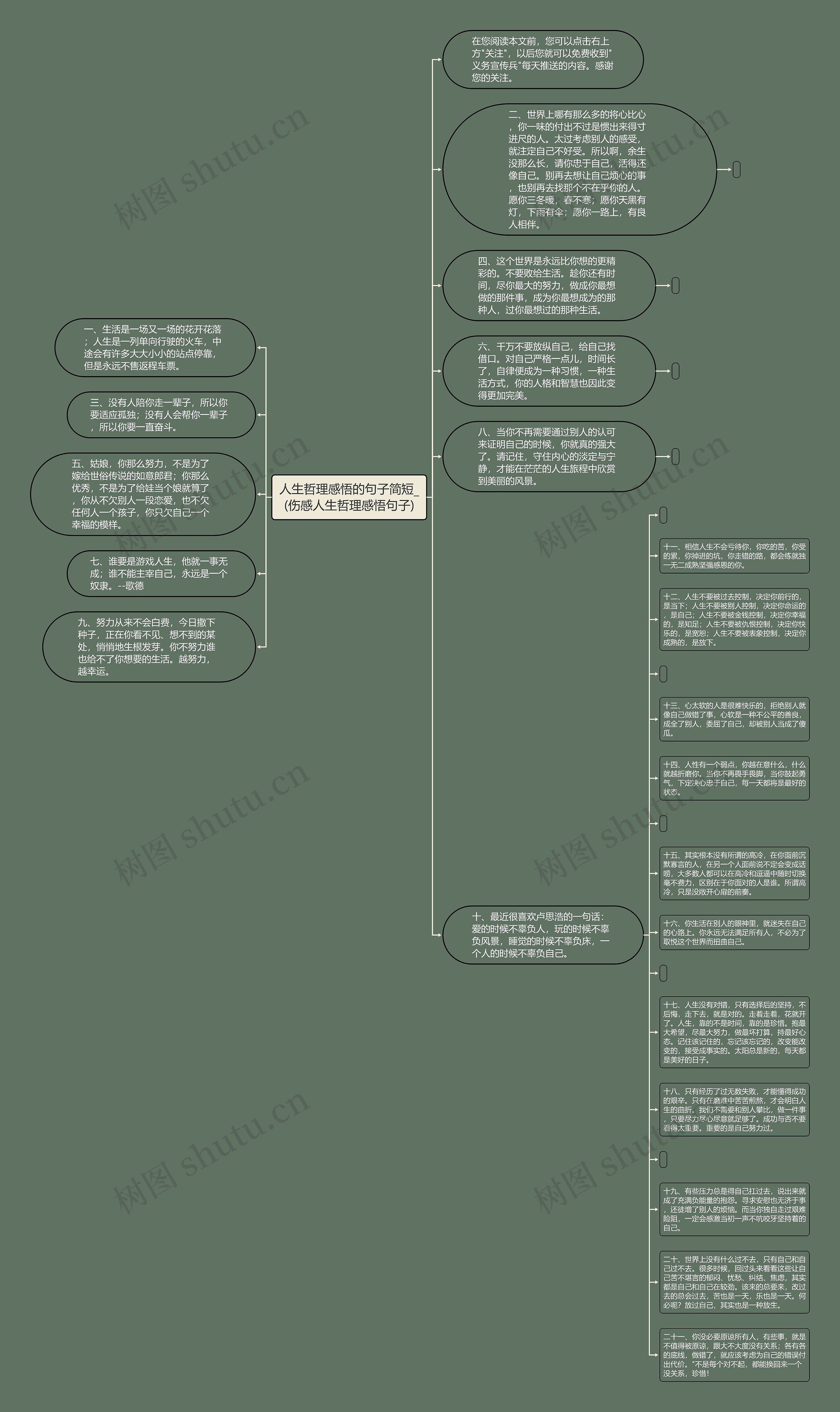 人生哲理感悟的句子简短_(伤感人生哲理感悟句子)思维导图