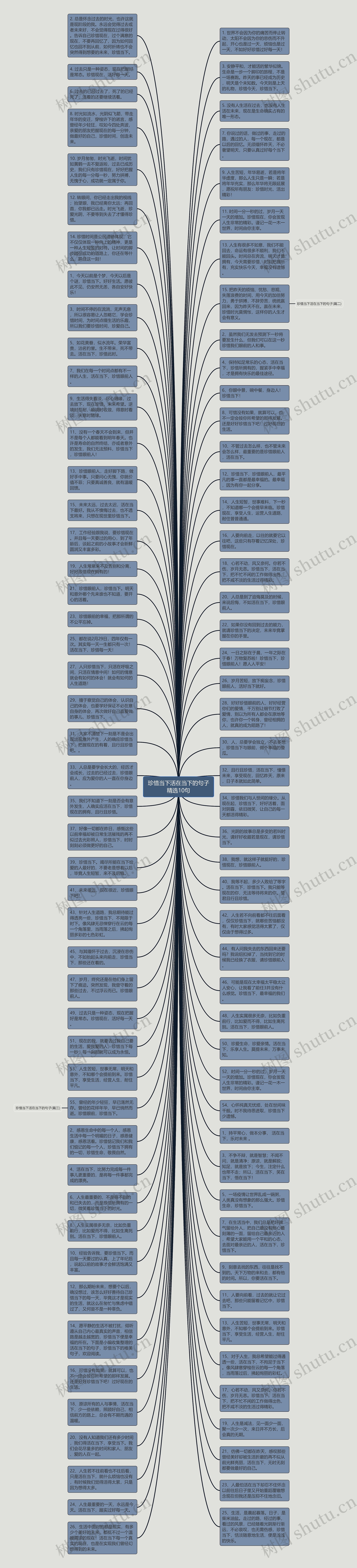 珍惜当下活在当下的句子精选10句思维导图