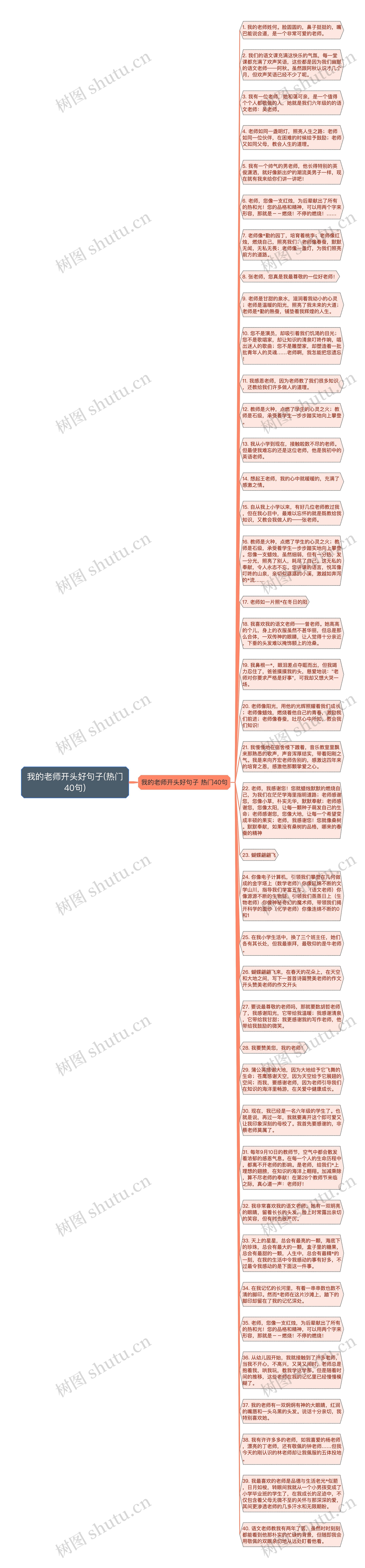 我的老师开头好句子(热门40句)