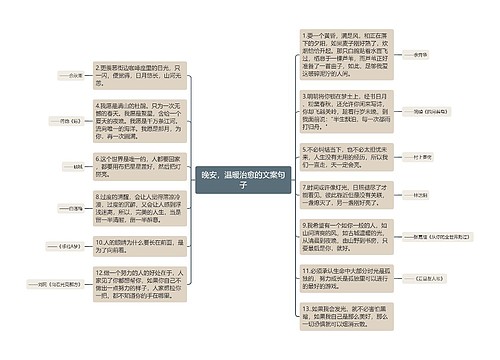 晚安，温暖治愈的文案句子