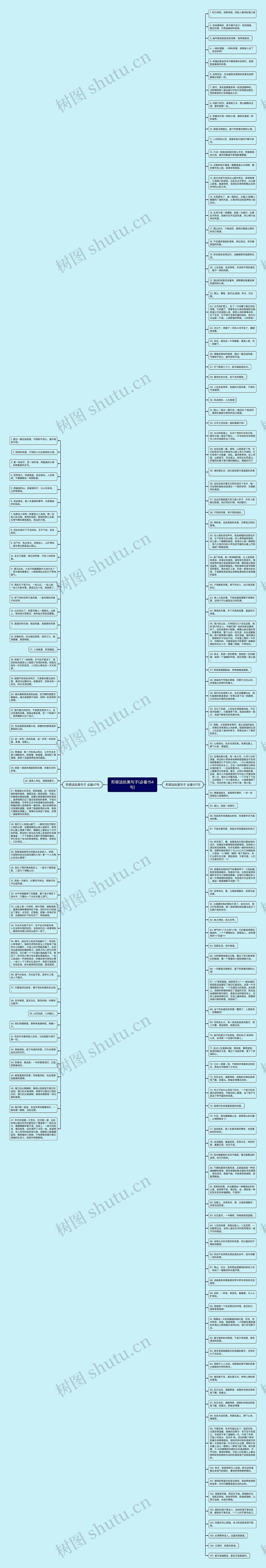 形容远处美句子(必备154句)思维导图