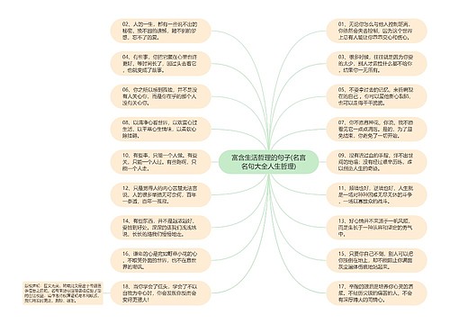 富含生活哲理的句子(名言名句大全人生哲理)