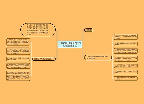 工作语录正能量句子(工作加油正能量短句)