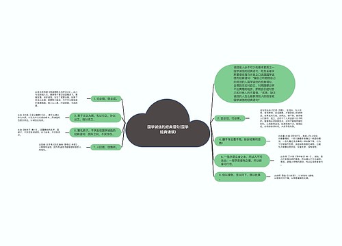 国学诚信的经典语句(国学经典诵读)