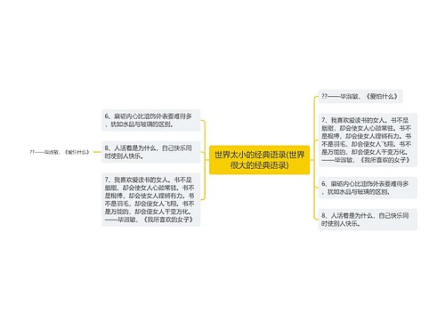 世界太小的经典语录(世界很大的经典语录)