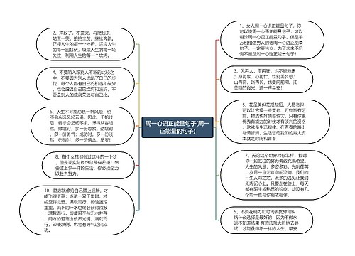 周一心语正能量句子(周一正能量的句子)