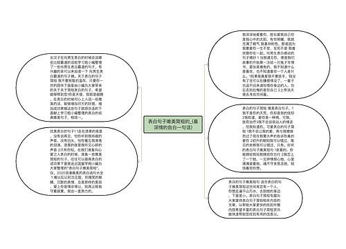 表白句子唯美简短的_(最深情的告白一句话)