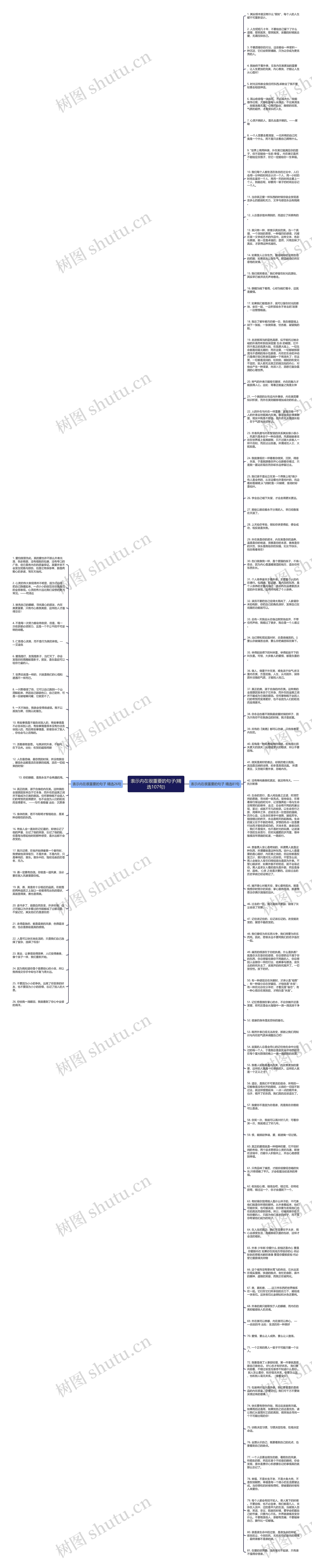 表示内在很重要的句子(精选107句)思维导图
