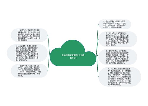 生活感悟英文翻译(人生感悟英文)