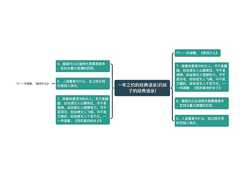 一年之约的经典语录(约妹子的经典语录)