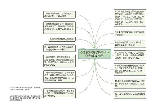 心情愉悦的句子简短(令人心情愉悦的句子)