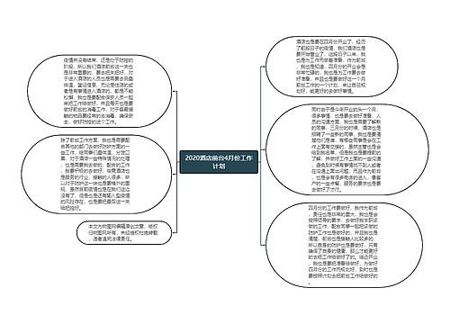 2020酒店前台4月份工作计划