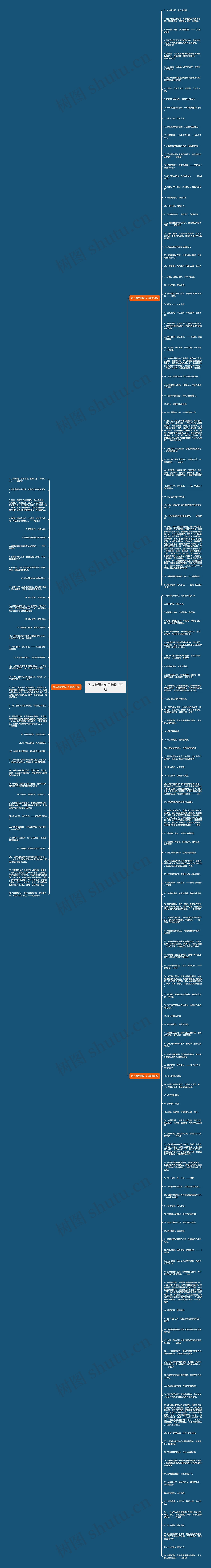 为人着想的句子精选177句思维导图