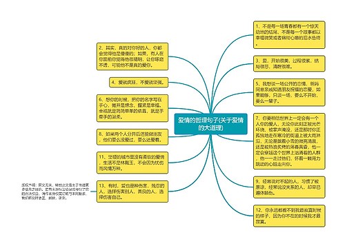 爱情的哲理句子(关于爱情的大道理)