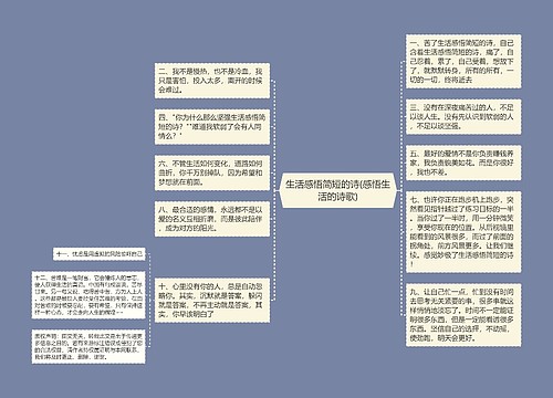 生活感悟简短的诗(感悟生活的诗歌)