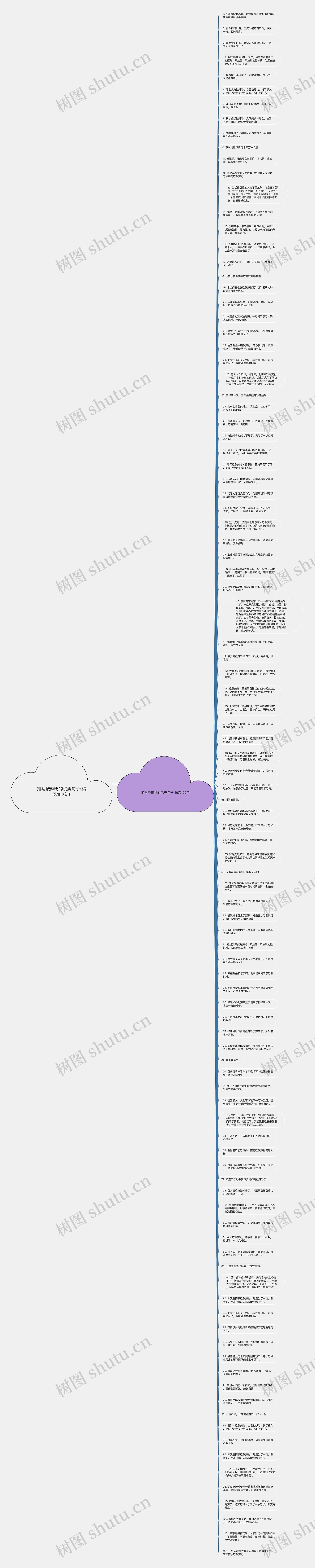 描写酸辣粉的优美句子(精选102句)思维导图