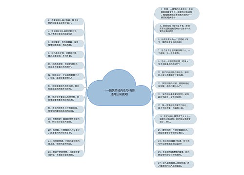 十一搞笑的经典语句(电影经典台词搞笑)