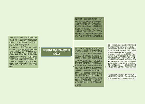 带你解析三类雅思阅读词汇难点