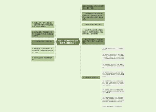 关于花和心情的句子【用花形容心情的句子】