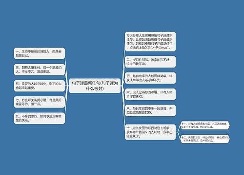 句子迷最新佳句(句子迷为什么被封)