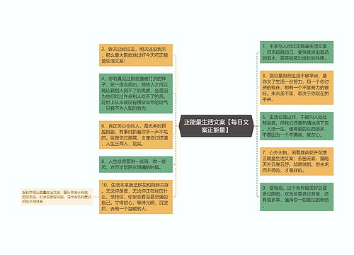 正能量生活文案【每日文案正能量】