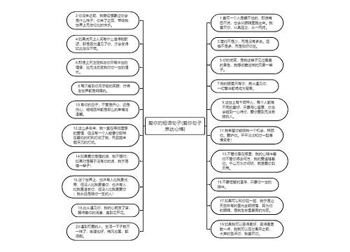 爱你的短语句子(爱你句子表达心情)