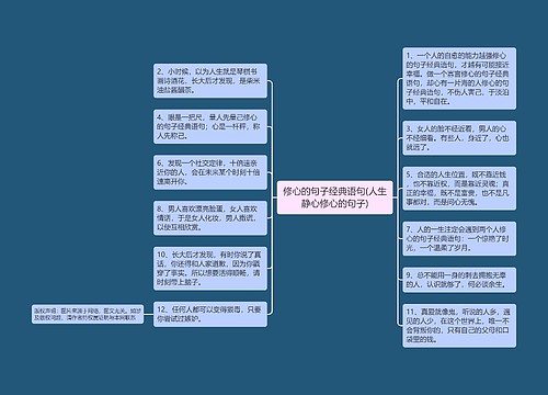 修心的句子经典语句(人生静心修心的句子)