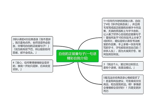 自创的正能量句子(一句话精彩自我介绍)