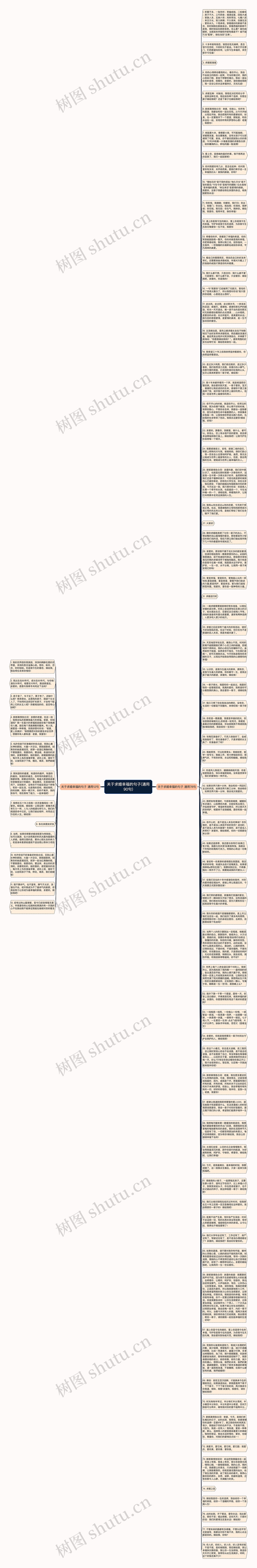 关于求婚幸福的句子(通用90句)思维导图
